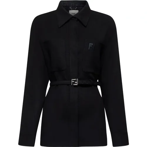 Winter Coats , female, Sizes: XS - Fendi - Modalova