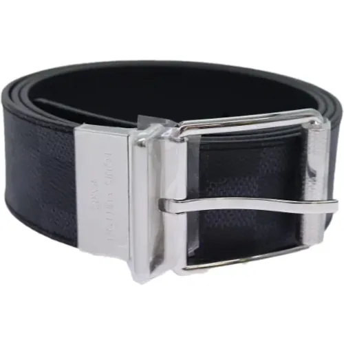 Pre-owned Canvas belts , male, Sizes: ONE SIZE - Louis Vuitton Vintage - Modalova