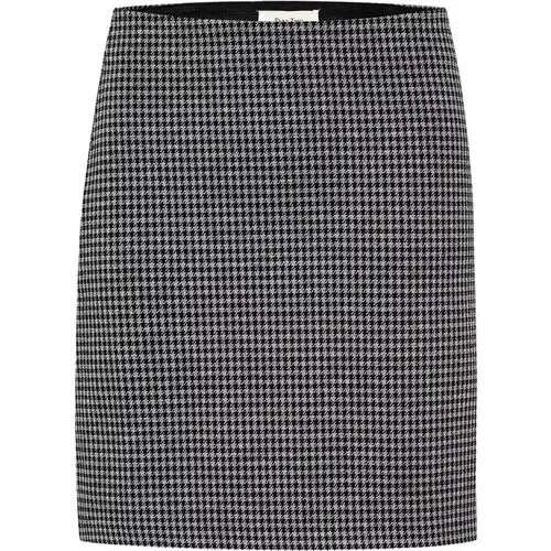 Flattering Skirt with Classic Print and Elastic Waistband , female, Sizes: XS, 2XL, XL, M, L, S - Part Two - Modalova