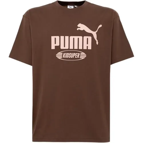 Maxi Logo Crew Neck T-Shirt Puma - Puma - Modalova