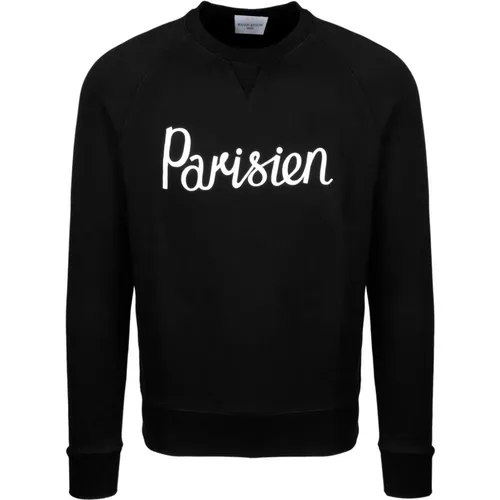 Parisi Clic Sweatshirt , male, Sizes: S - Maison Kitsuné - Modalova