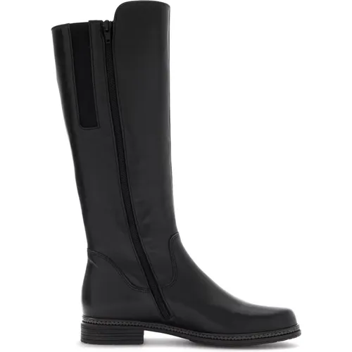 Elegante Wildleder Braune Stiefel , Damen, Größe: 38 1/2 EU - Gabor - Modalova