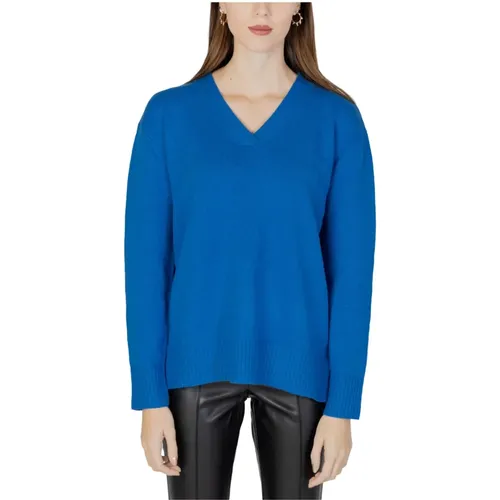 V-Neck Sweater with Side Slit , female, Sizes: M, XL - Street One - Modalova