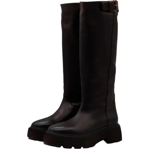 High Boots , female, Sizes: 6 UK, 8 UK, 5 UK, 3 UK - Strategia - Modalova