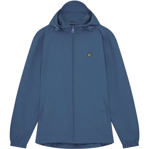 Hooded Jacket Lightweight Resistant Fabric , male, Sizes: S, 2XL, XL, M, L - Lyle & Scott - Modalova