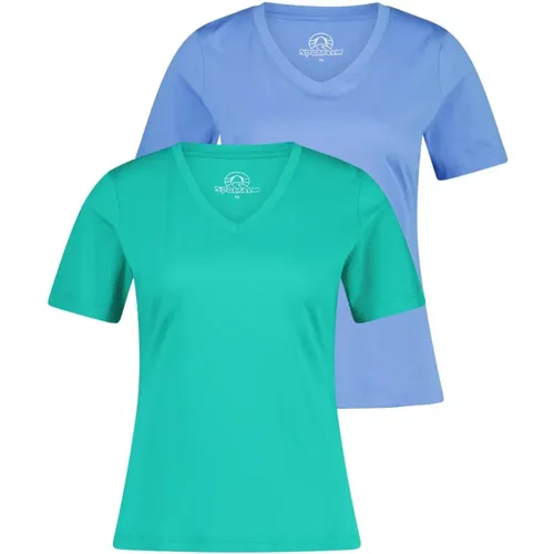 Er Pack Basic T-Shirts , Damen, Größe: S - Sportalm - Modalova