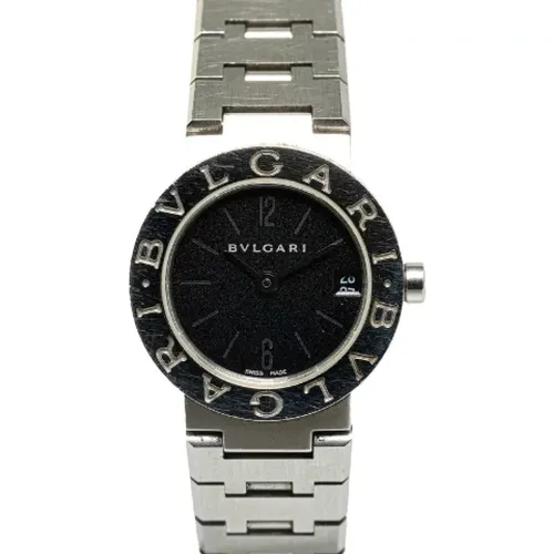 Pre-owned Stainless Steel watches , female, Sizes: ONE SIZE - Bvlgari Vintage - Modalova