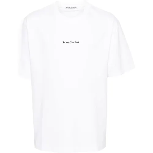 Casual Cotton Tee Shirt for Men , male, Sizes: S, M, L - Acne Studios - Modalova