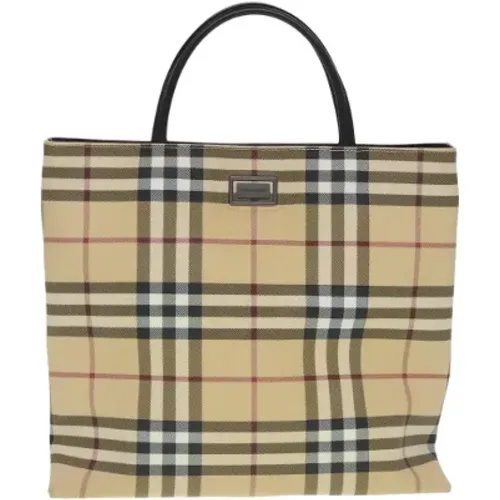 Pre-owned Canvas totes , female, Sizes: ONE SIZE - Burberry Vintage - Modalova