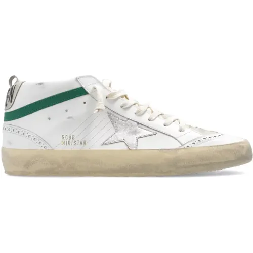 Mid Star Classic high-top sneakers , male, Sizes: 9 UK, 11 UK, 8 UK - Golden Goose - Modalova