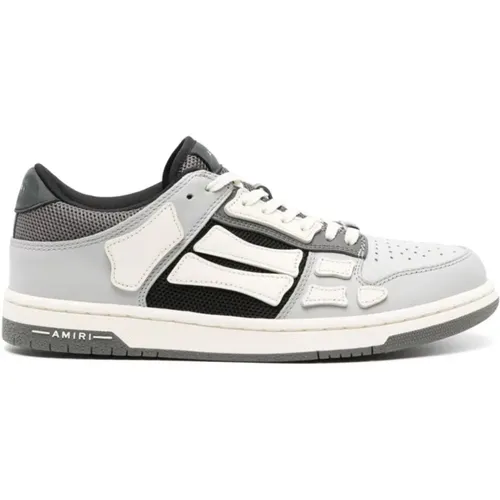 Mesh Skeltop Low Sneaker Grey Black , male, Sizes: 7 UK, 9 UK, 6 UK, 8 UK - Amiri - Modalova