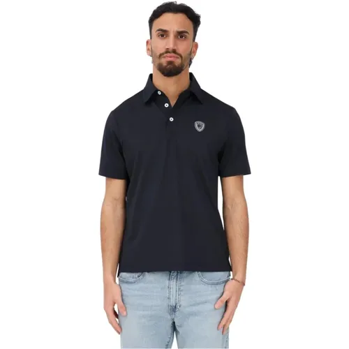 Basic Polo Shirt , male, Sizes: S, 2XL - Blauer - Modalova