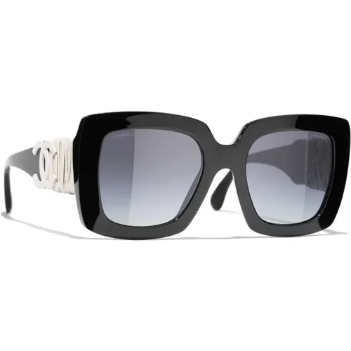 Ikonoische Sonnenbrille mit einheitlichen Gläsern - Chanel - Modalova