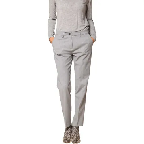 Damen New York Chino Hose aus Wolle , Damen, Größe: M - Mason's - Modalova