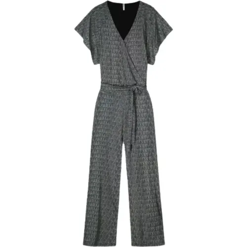 Jumpsuit mit weiten Beinen und Kimonoärmeln , Damen, Größe: XS - Summum Woman - Modalova