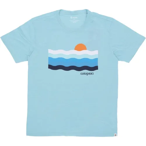 Disco Wave Sea Glass Tee , male, Sizes: M, L, S, XL - Cotopaxi - Modalova