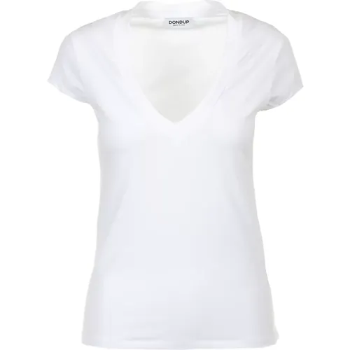 T-Shirts , Damen, Größe: L - Dondup - Modalova