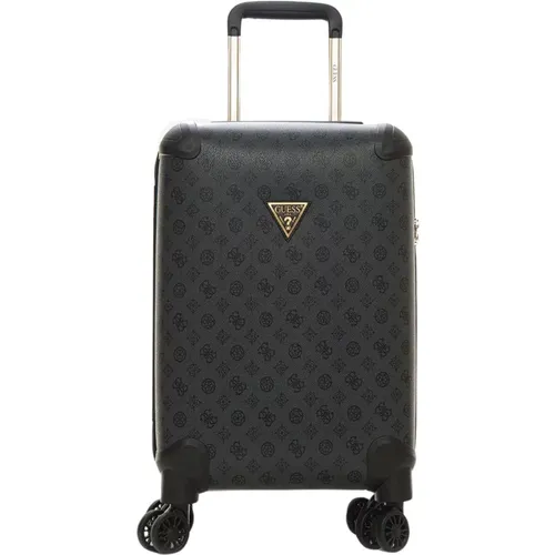 Stylish 4-Wheel Trolley with Logo , female, Sizes: ONE SIZE - Guess - Modalova