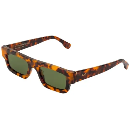 Spotted Havana Sunglasses , unisex, Sizes: 52 MM - Retrosuperfuture - Modalova