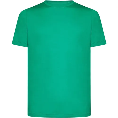 Männer Kleidung T-Shirts Polos Grün Ss23 - Malo - Modalova
