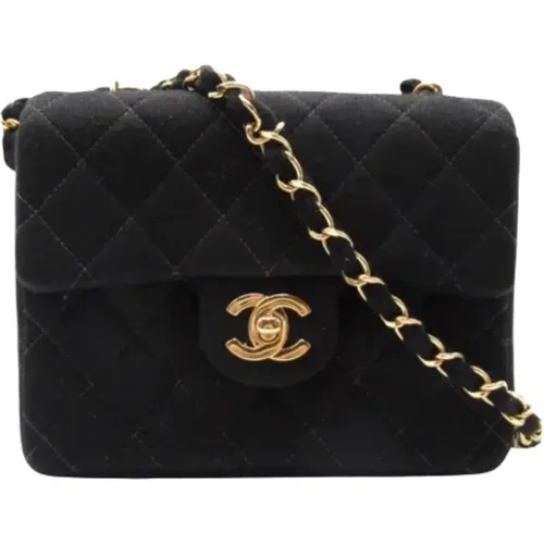 Pre-owned Cotton crossbody-bags , female, Sizes: ONE SIZE - Chanel Vintage - Modalova