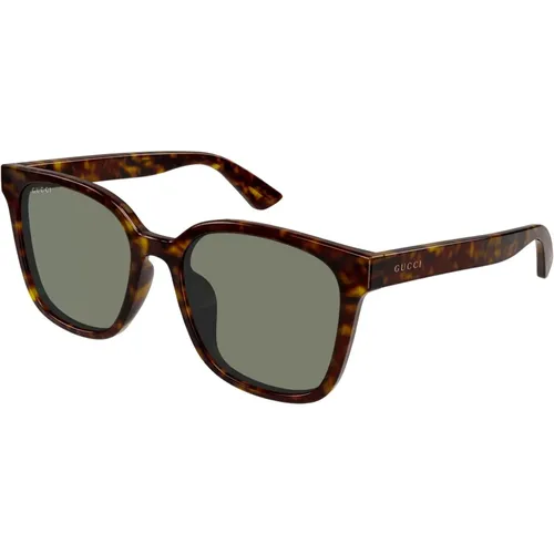 Havana Green Sunglasses Gg1346Sk - Gucci - Modalova