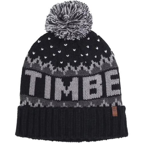 Knit Pom Pom Beanie Hat , male, Sizes: ONE SIZE - Timberland - Modalova