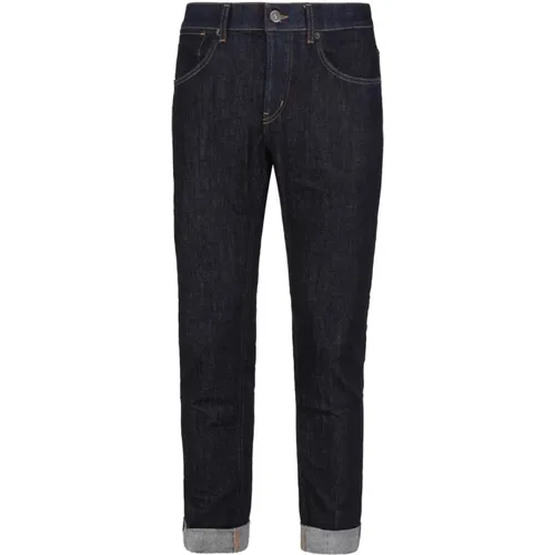 Blaue Jeans mit 98% Baumwolle , Herren, Größe: W38 - Dondup - Modalova