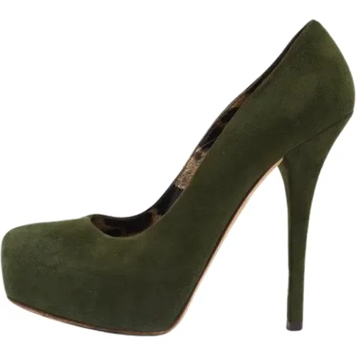 Pre-owned Suede heels , female, Sizes: 5 UK - Dolce & Gabbana Pre-owned - Modalova