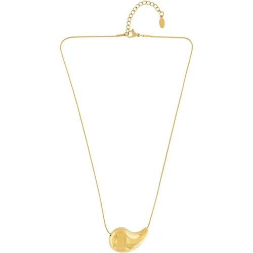 Courage Wasserdichte Paisley Halskette Gold , Damen, Größe: ONE Size - Dansk Copenhagen - Modalova