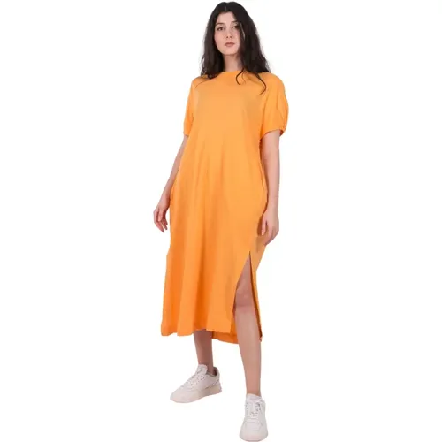 Stilvolles Midi-Kleid für moderne Frauen - Roberto Collina - Modalova