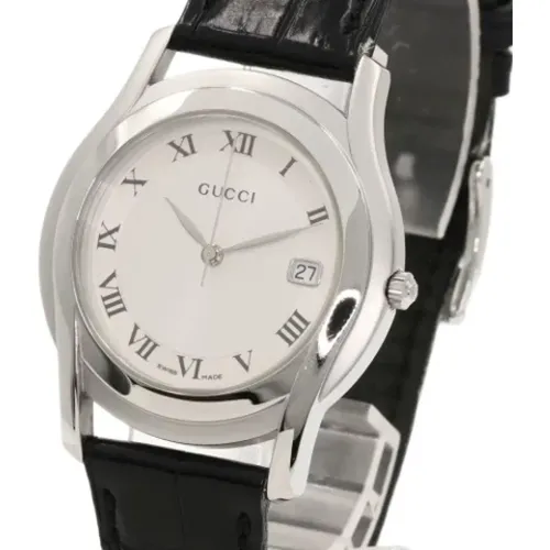 Pre-owned Stainless Steel watches , female, Sizes: ONE SIZE - Gucci Vintage - Modalova