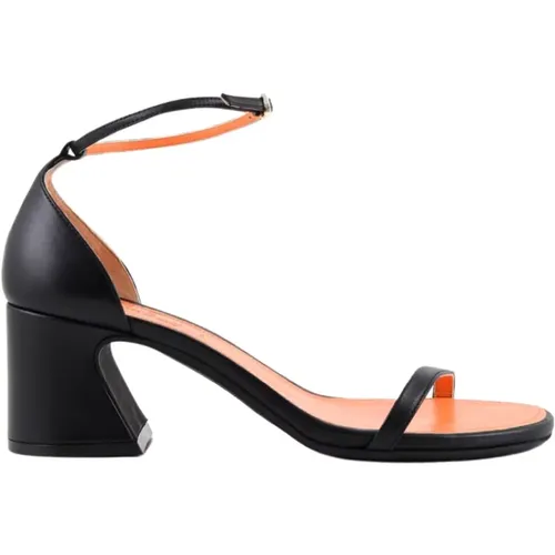 High Heel Leather Sandals for Women , female, Sizes: 7 UK, 3 1/2 UK, 6 UK, 4 UK - Marni - Modalova