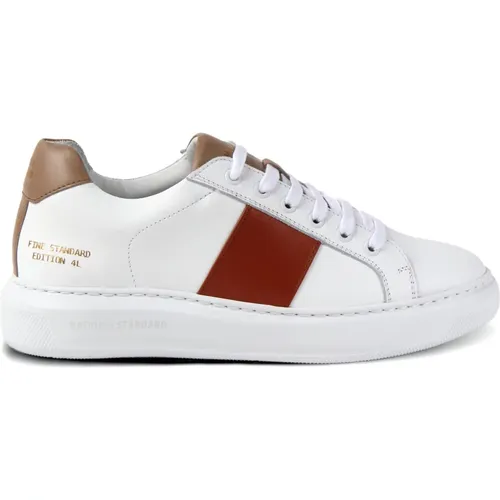 Handgefertigte weiße Rost Sneakers , Damen, Größe: 36 EU - NATIONAL STANDARD - Modalova