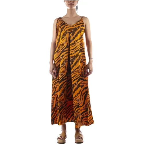 Mehrfarbiges Kleid , Damen, Größe: 2XS - Ottod'Ame - Modalova