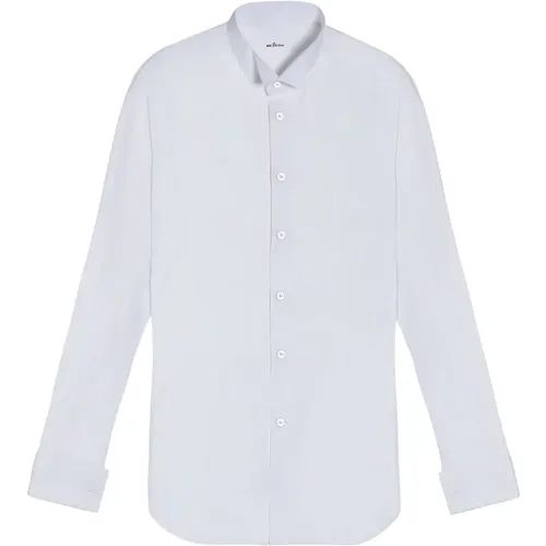 Handgefertigtes weißes Smokinghemd , Herren, Größe: 5XL - Kiton - Modalova