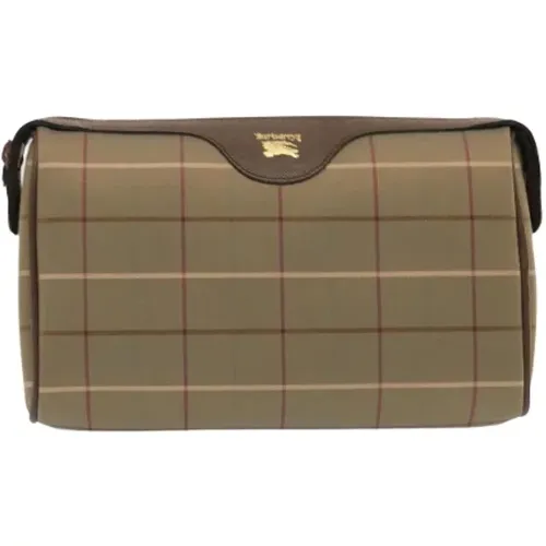 Pre-owned Canvas clutches , Damen, Größe: ONE Size - Burberry Vintage - Modalova