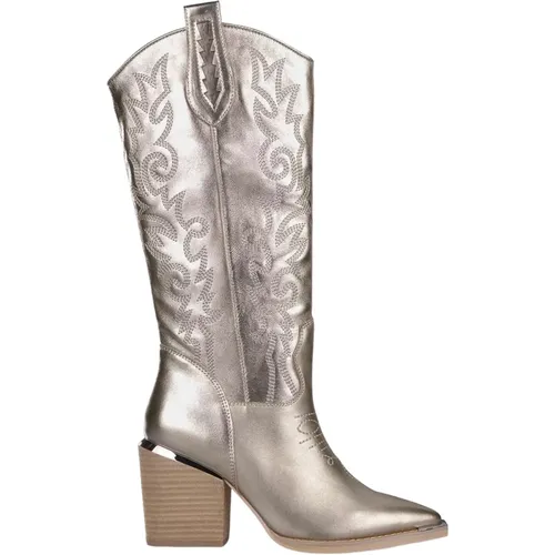 Womens Cowboy Boot Heel , female, Sizes: 4 UK, 5 UK, 7 UK, 3 UK, 8 UK - Alma en Pena - Modalova