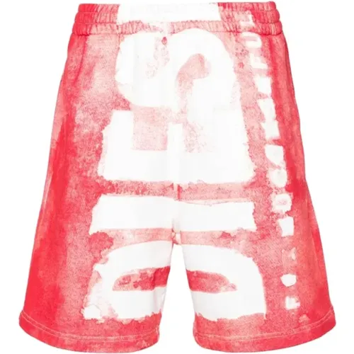 Rote P-Bisc Shorts , Herren, Größe: L - Diesel - Modalova