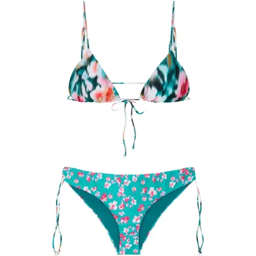 Verstellbares Dreieck Bikini Set Glitch - Me-Fui - Modalova