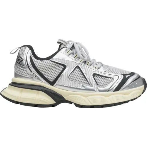 Damen Silber & Schwarze Sneakers mit einer Flexiblen Plattform ES 8 Er00114598 , Damen, Größe: 37 EU - Estro - Modalova