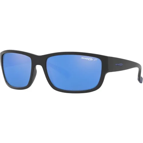 Schwarze/Blau Bushwick Sonnenbrille , Herren, Größe: 62 MM - Arnette - Modalova
