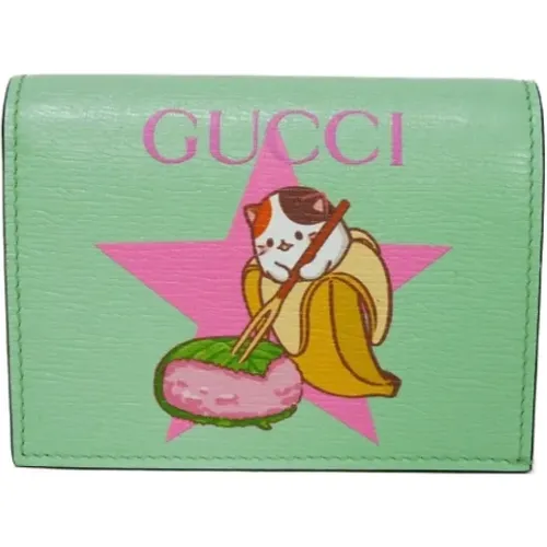 Pre-owned Leather wallets , female, Sizes: ONE SIZE - Gucci Vintage - Modalova