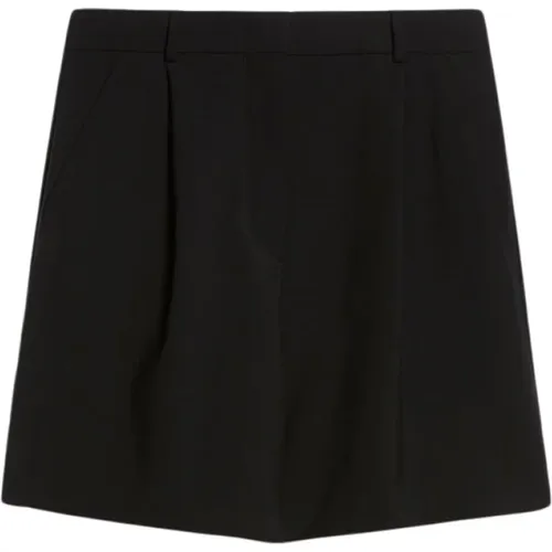 Weiche Woll-Bermuda-Shorts , Damen, Größe: M - Max Mara Weekend - Modalova