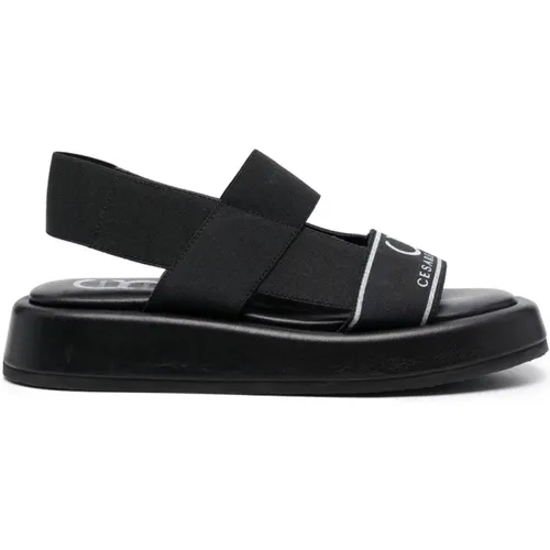 Flat Sandalen , Damen, Größe: 39 EU - Casadei - Modalova