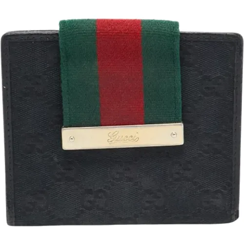 Pre-owned Canvas wallets , female, Sizes: ONE SIZE - Gucci Vintage - Modalova