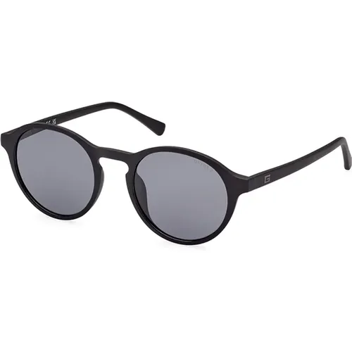 Polarisierte matte schwarze Sonnenbrille - Guess - Modalova