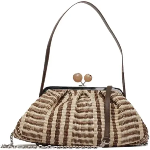 Chic Leather Handbag Locri , female, Sizes: ONE SIZE - Max Mara - Modalova