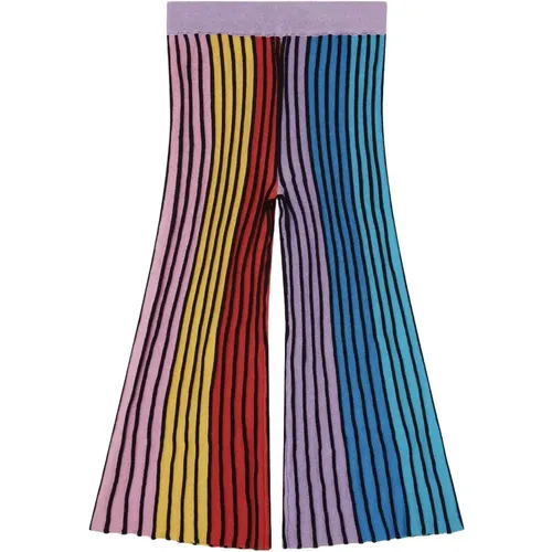 Regenbogen Gestreifte Schlaghose - Stella Mccartney - Modalova