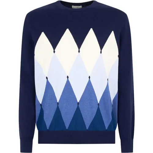 Denim Knitwear Pullover , male, Sizes: M, 2XL, L, XL - Ballantyne - Modalova